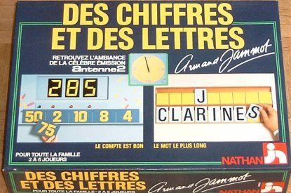Des chiffres et des lettres (1983) Board Game