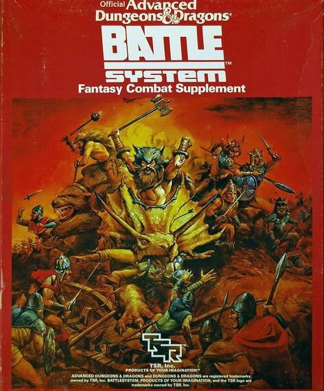 Advanced Dungeons & Dragons Battlesystem (1985) Board Game