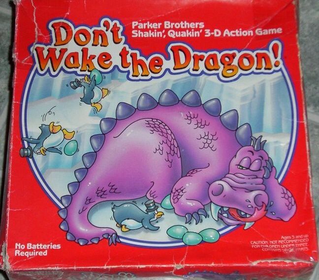 Don’t Wake the Dragon! (1986) Board Game
