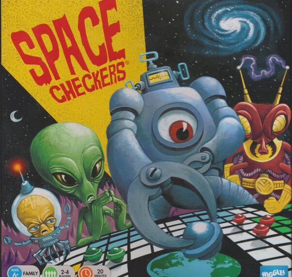 Space Checkers (2006) Board Game