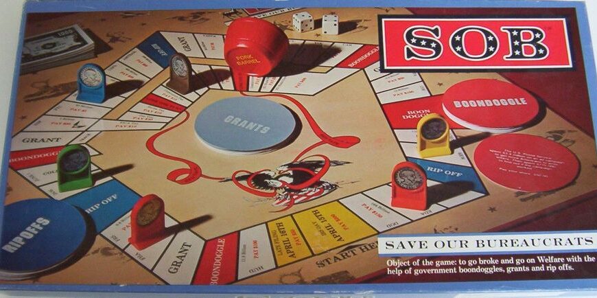 Save Our Bureaucrats (1980) Board Game
