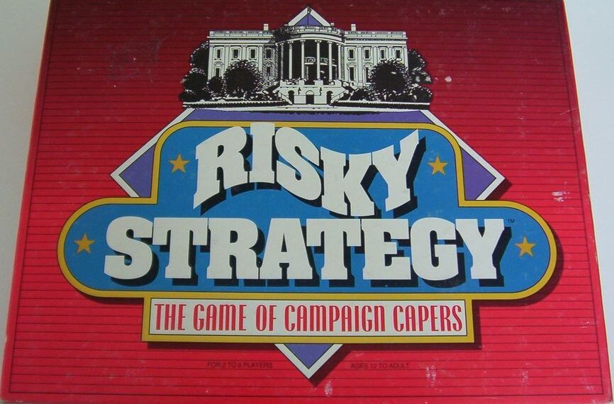 Risky Strategy (1991) Board Game