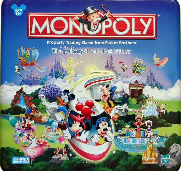 Monopoly: Disney Theme Park (2002) Board Game