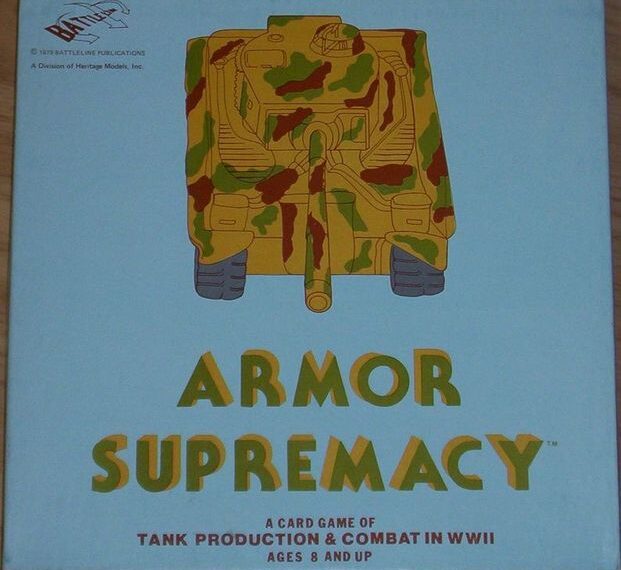 Armor Supremacy (1976) Board Game