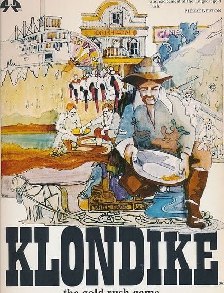 Klondike (1975) Board Game
