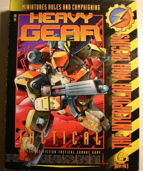 Heavy Gear Tactical (1998) Board Game