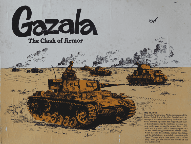 Gazala: The Clash of Armor (1983) Board Game