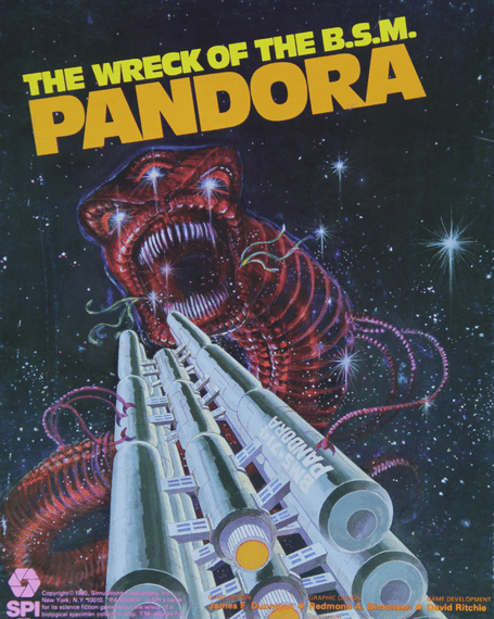 The Wreck of the B.S.M. Pandora (1980) Board Game
