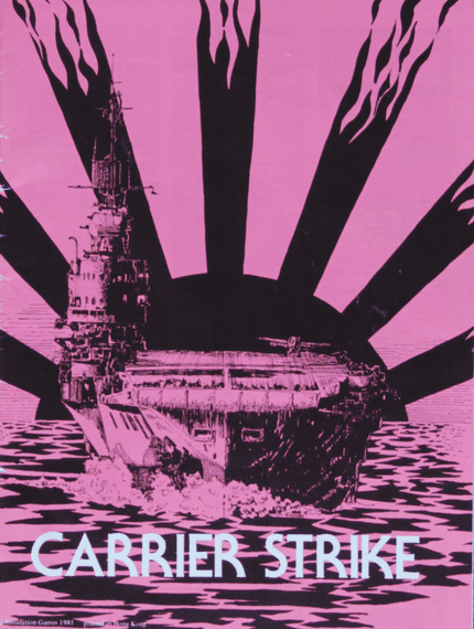 Carrier Strike (1981) Board Game