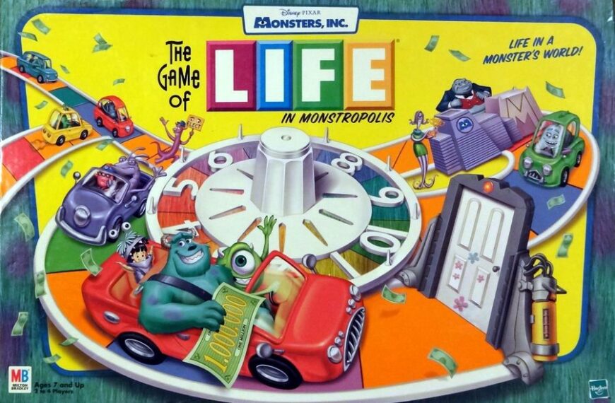 The Game of Life in Monstropolis (2001) Board Game