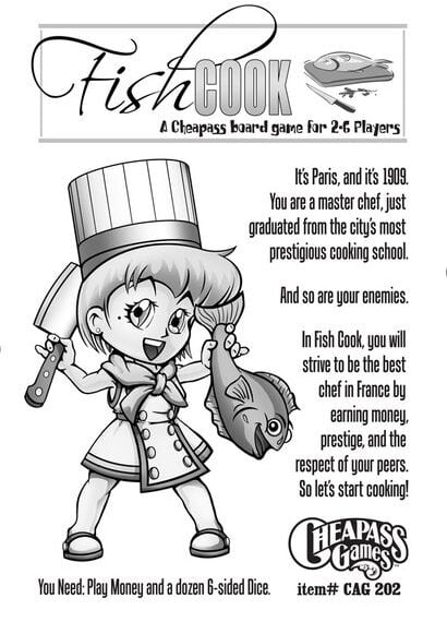 Fish Cook (2012) Board Game