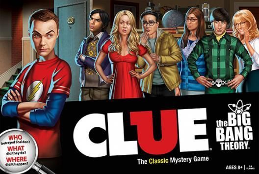 CLUE: The Big Bang Theory (2013) Board Game