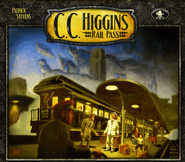 C. C. Higgins Rail Pass (2014) Board Game