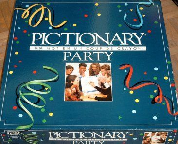 Pictionary: Party Edition (1989) Board Game