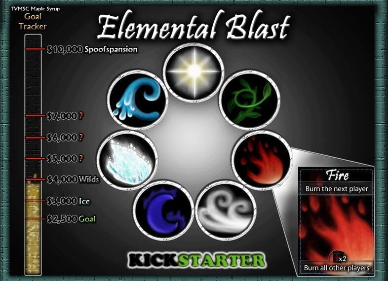 Elemental Blast (2013) Board Game