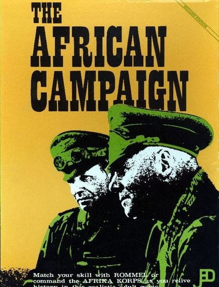 The African Campaign (1973) Board Game