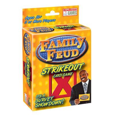 Family Feud Strikeout Card Game (2011) Board Game