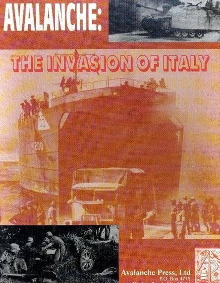 Avalanche: The Invasion of Italy (1994) Board Game