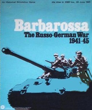 Barbarossa: The Russo-German War 1941-45 (1969) Board Game