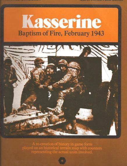Kasserine: Baptism of Fire, February 1943 (1976) Board Game