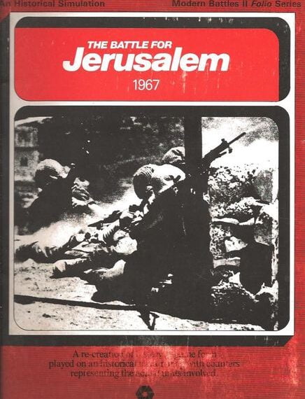The Battle for Jerusalem 1967 (1977) Board Game