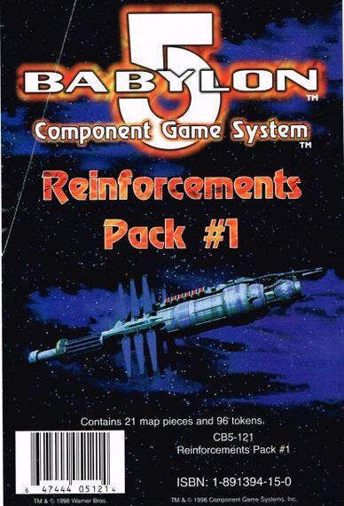 Babylon 5 Component Game System: Reinforcements Pack #1 (1998) Board Game