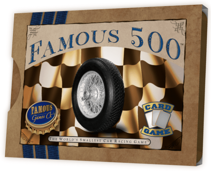 Famous 500: The World’s Smallest Car Racing Game (2012) Board Game
