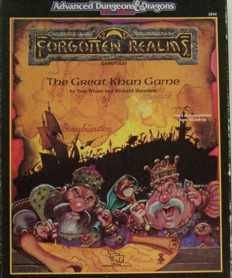 The Great Khan Game (1989) Board Game