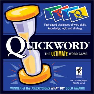Quickword: The Ultimate Word Game (1991) Board Game