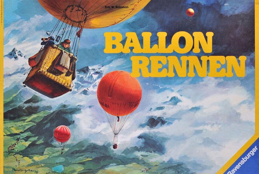 Ballonrennen (1977) Board Game
