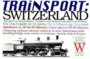 Trainsport: Switzerland (1997) Board Game