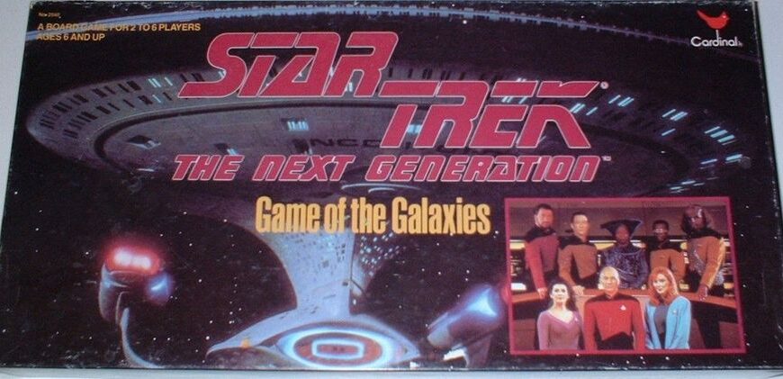 Star Trek: The Next Generation Game of the Galaxies (1993) Board Game