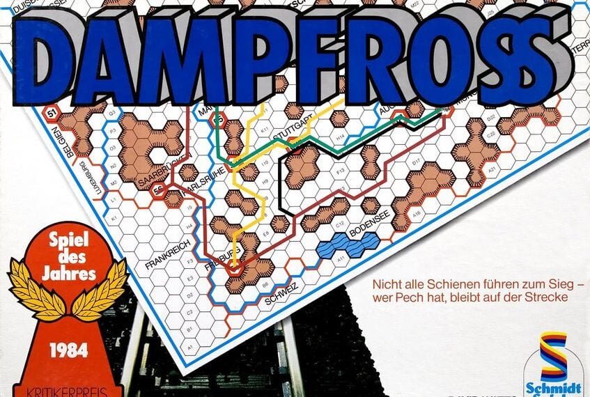 Dampfross (1979) Board Game