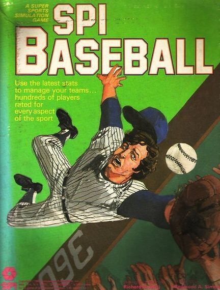 SPI Baseball (1980) Board Game