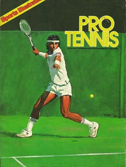 Pro Tennis (1983) Board Game