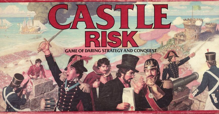 Castle Risk (1986) Board Game
