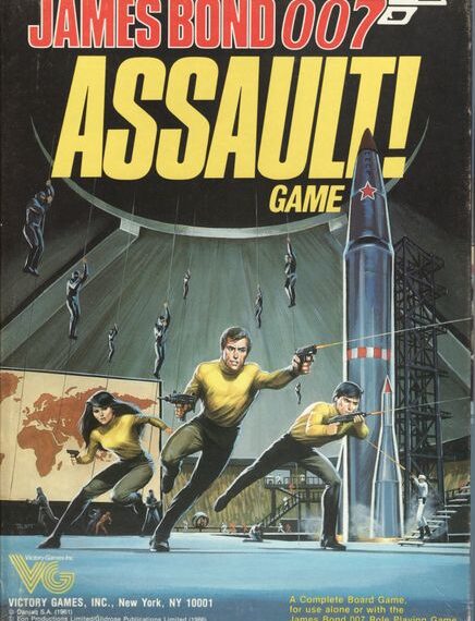 James Bond 007 Assault! Game (1986) Board Game