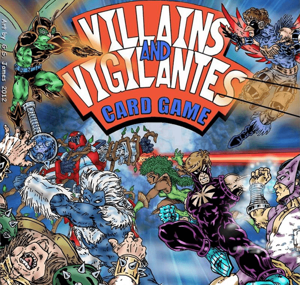 Villains and Vigilantes Card Game (2011) Board Game