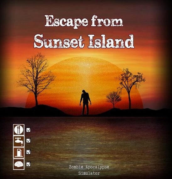 Escape from Sunset Island: Zombie Apocalypse Simulator (2013) Board Game