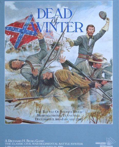 Dead of Winter: The Battle of Stones River – Murfreesboro, Tennessee (1989) Board Game
