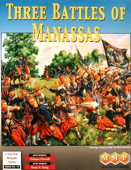 Three Battles of Manassas (2004) Board Game