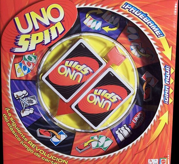 UNO Spin (2005) Board Game