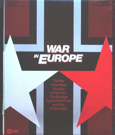War in Europe (1976) Board Game