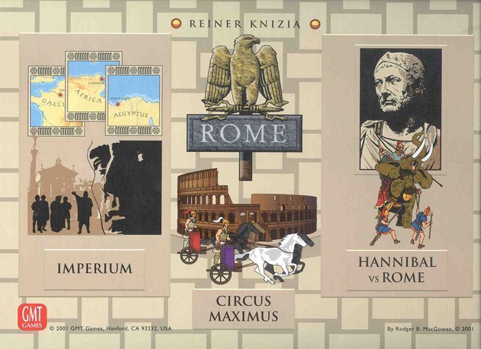 Rome: Imperium, Circus Maximus, Hannibal vs Rome (2001) Board Game