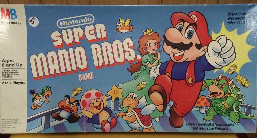 Super Mario Bros. (1988) Board Game