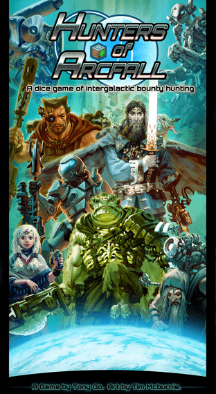 Hunters of Arcfall (2014) Board Game