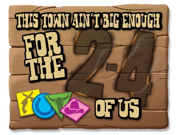 This Town Ain’t Big Enough for the 2-4 of Us (2014) Board Game