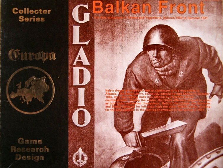 Balkan Front (1990) Board Game
