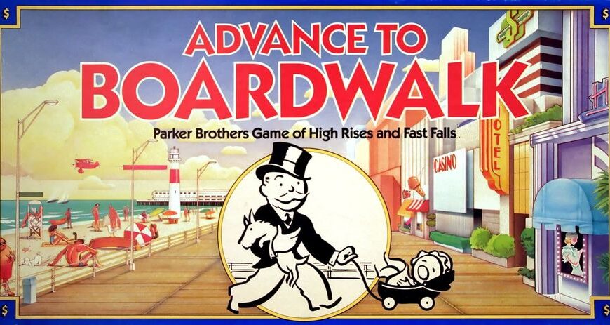 Advance to Boardwalk (1985) Board Game