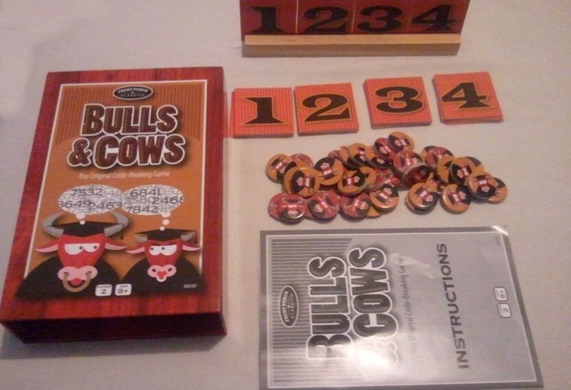Bulls & Cows Board Game